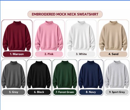 Sweater Mock Neck