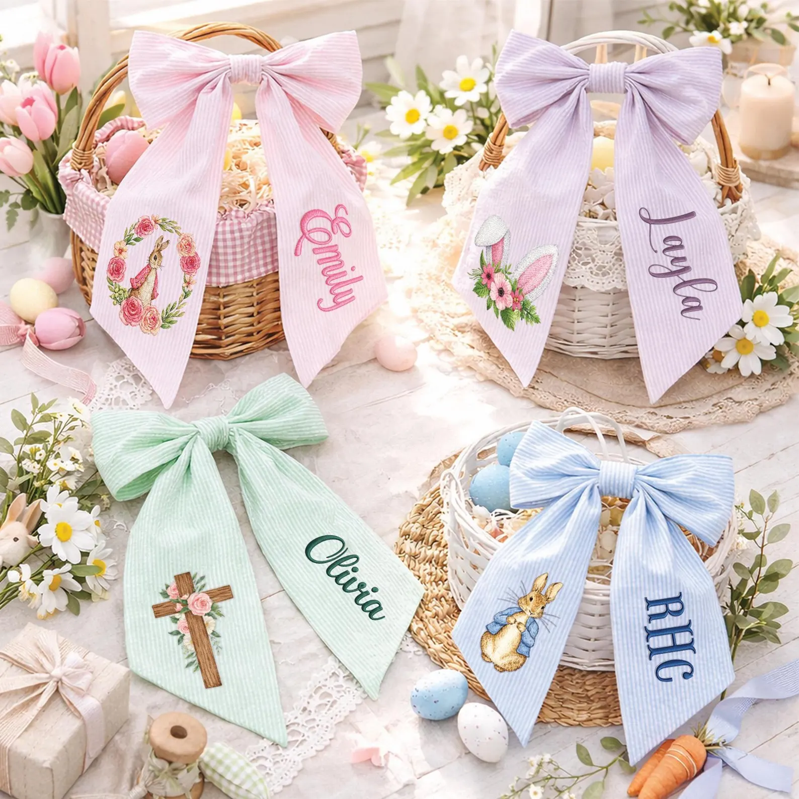 Easter Basket Bow